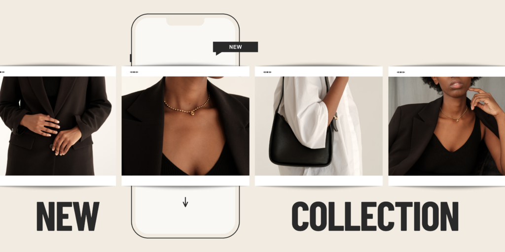 Beige and Brown Minimalist New Style Collection Banner 1