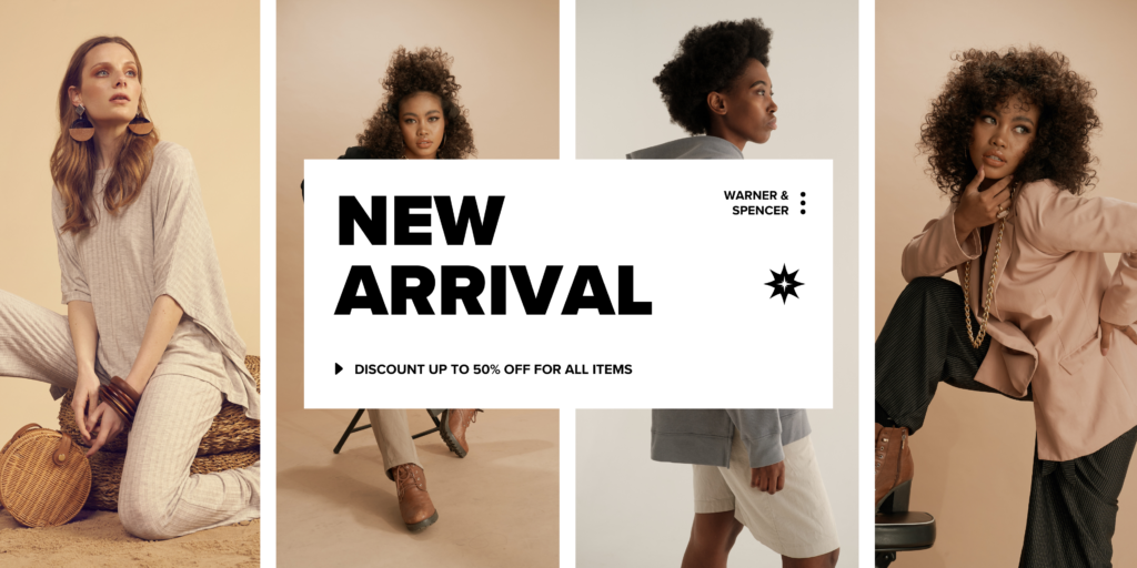 Brown Modern New Arrival Fashion New Arrival Banner