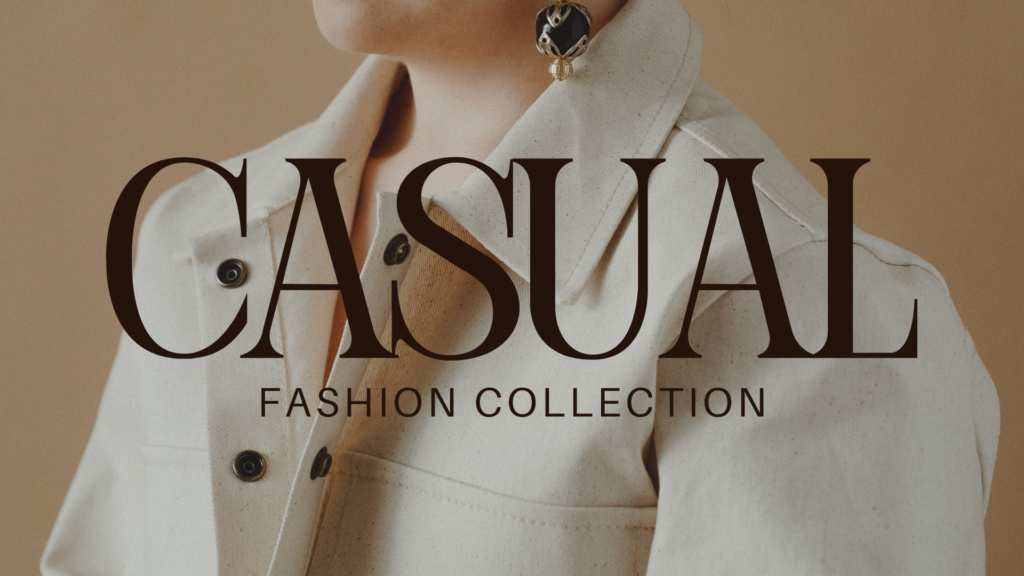 Brown and Beige Minimalist Fashion Collection Presentation